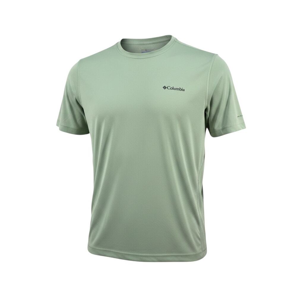 Columbia Omni-Freeze Activewear Shirt Mens Medium Green Performance Tee